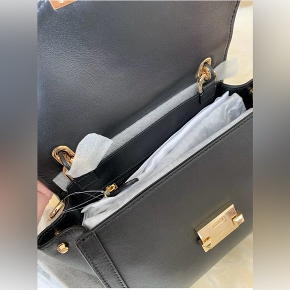 NWT MICHAEL Michael Kors Whitney Polished Leather Top Handle Satchel - Picture 5 of 15